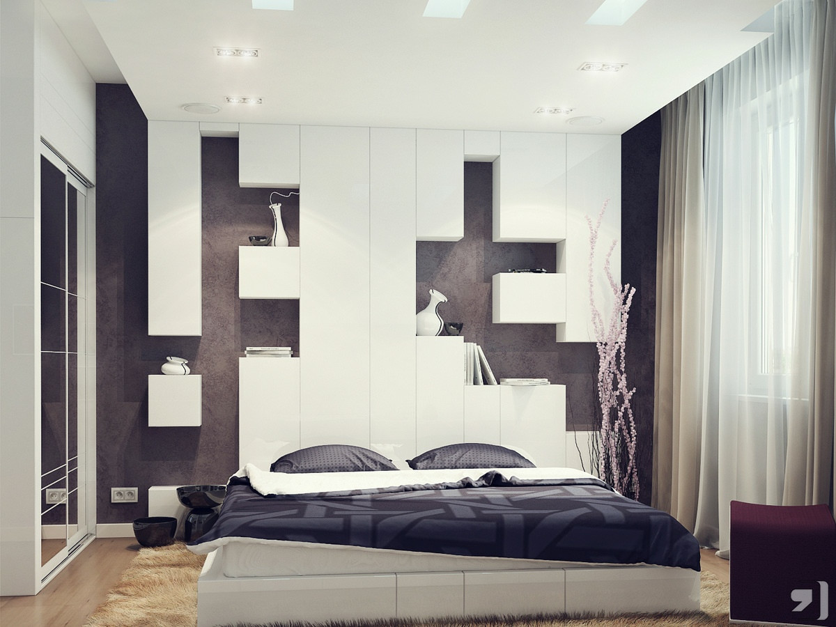 Bedroom Wall Organizer
 The Makings of a Modern Bedroom