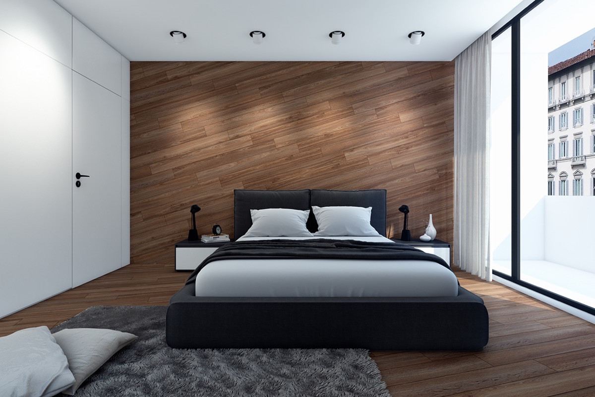 Bedroom Wall Panels
 11 Ways To Make A Statement With Wood Walls In The Bedroom