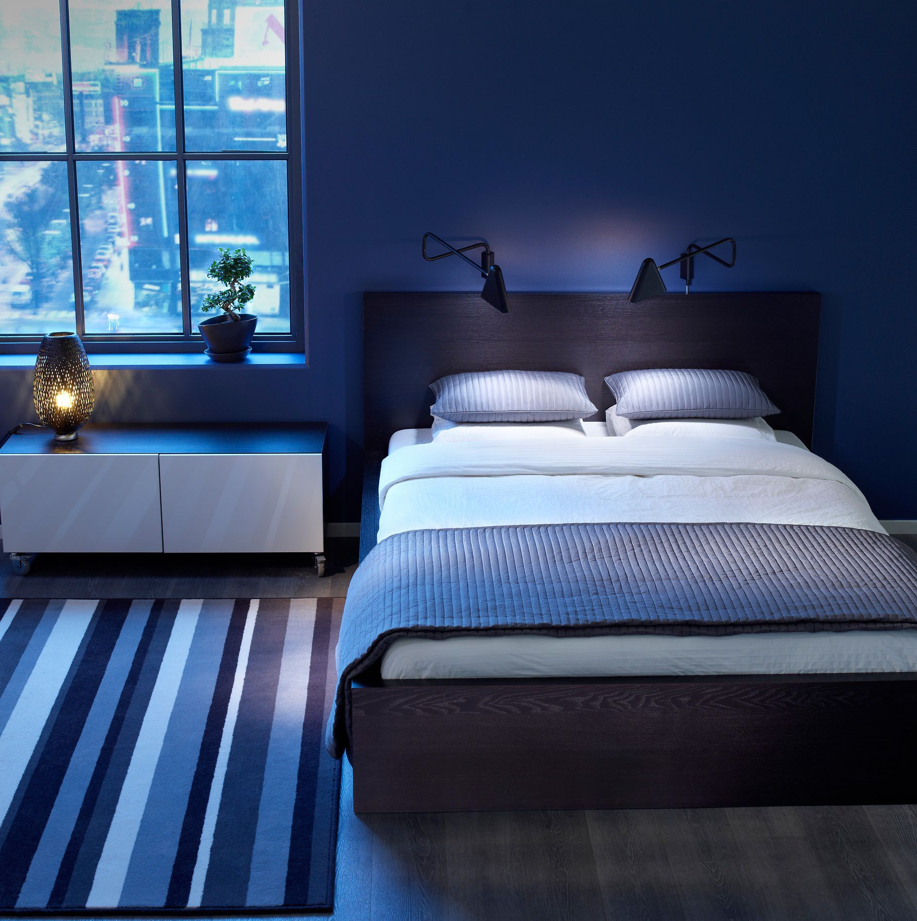 Bedroom With Blue Walls
 How to Apply the Best Bedroom Wall Colors to Bring Happy