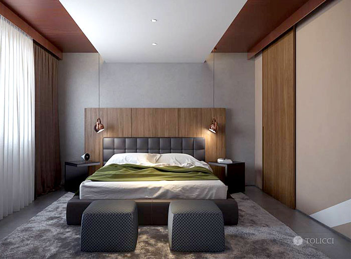 Behind The Bedroom Wall
 Stilish Bedroom by Studio Tolicci InteriorZine