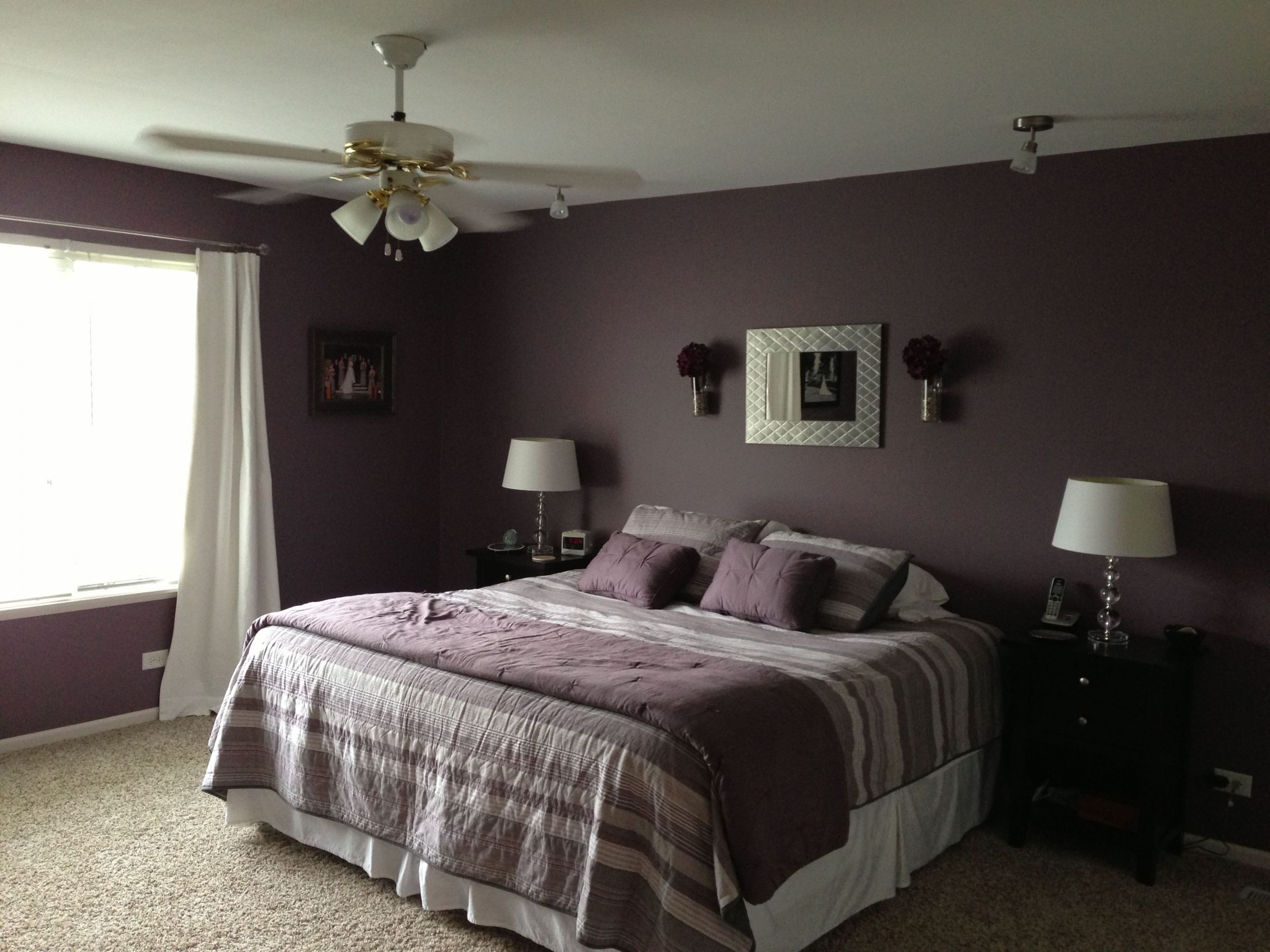 Behr Bedroom Colors
 Bold color for the bedroom Behr Wine Frost