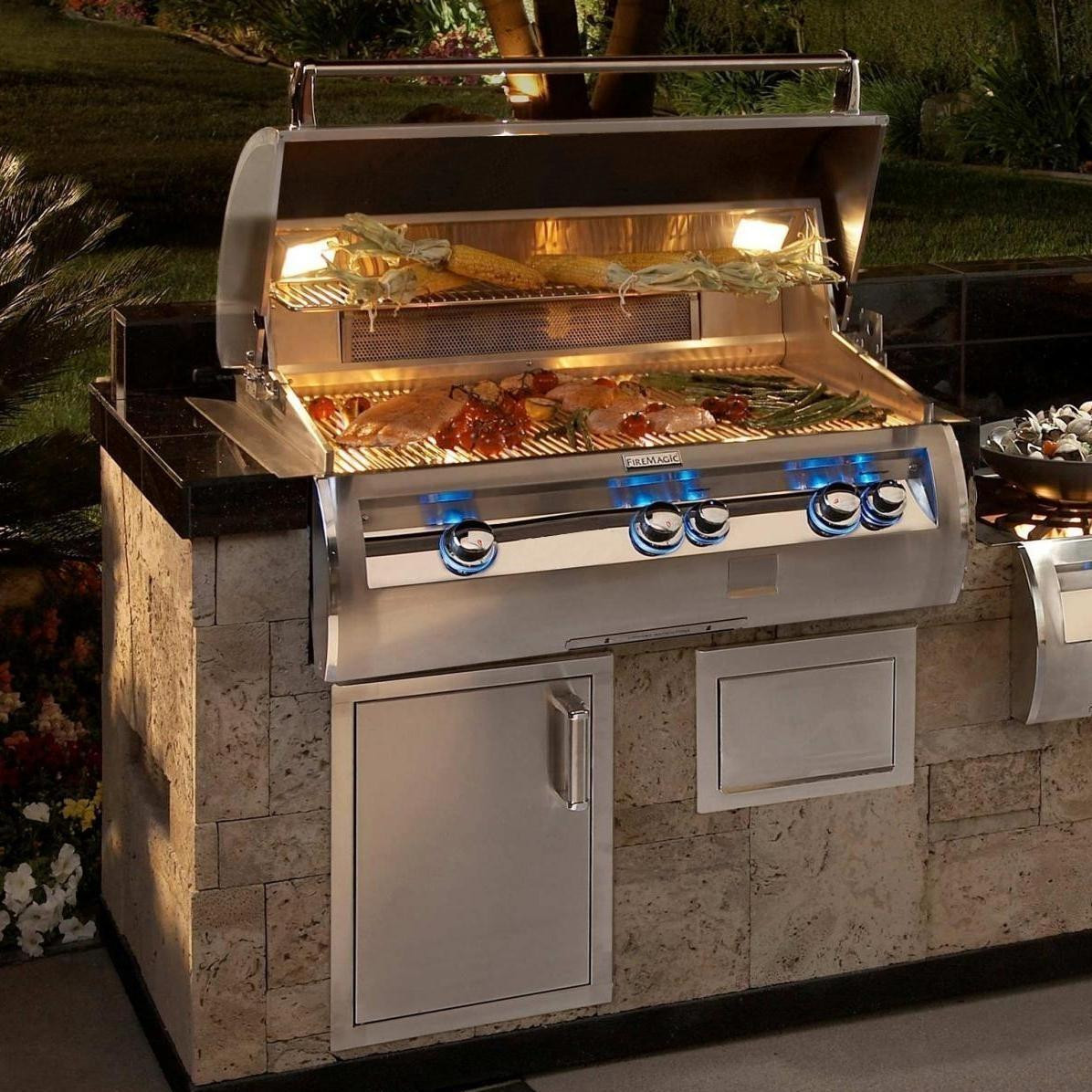 Best Outdoor Kitchen Grills
 Fire Magic Echelon Diamond E790i 36 Inch Built In NG Grill