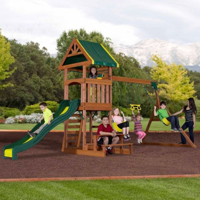 Best Swing Sets For Kids
 Best Rated Wooden Backyard Swing Sets For Older Kids