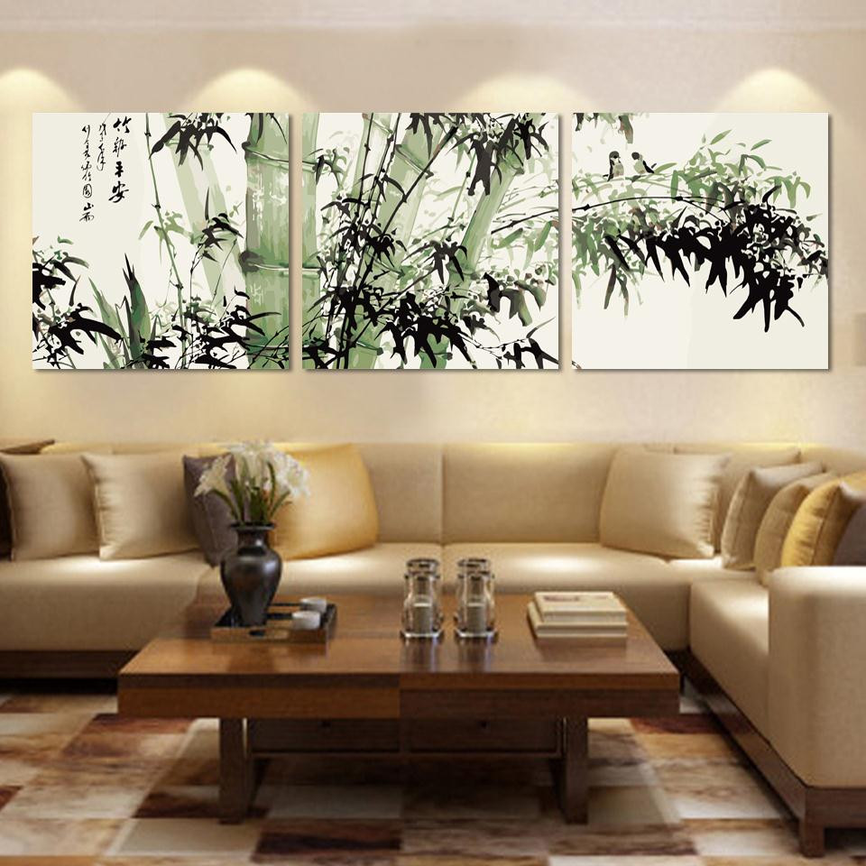 Big Paintings For Living Room
 Adorable Canvas Wall Art as the Wall Decor of your