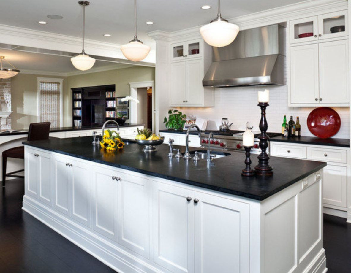 Black Countertops Kitchen
 55 Inspiring Black Quartz Kitchen Countertops Ideas