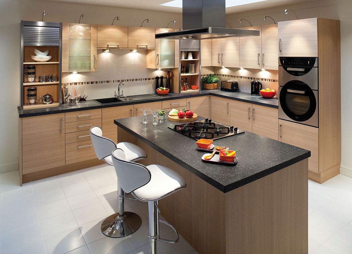 Black Countertops Kitchen
 Best Black Granite Countertops Cost Pros & Cons