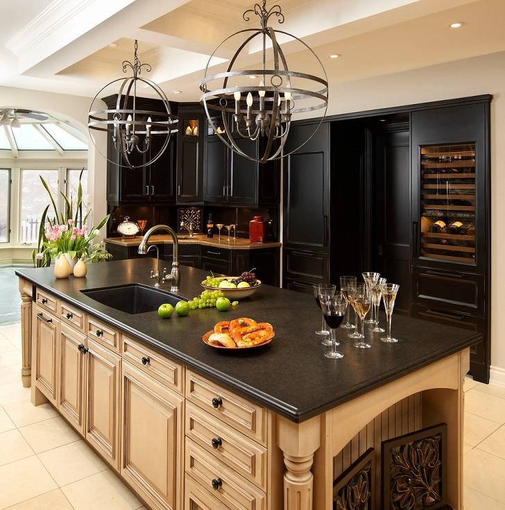 Black Countertops Kitchen
 Honed granite countertops – how to choose the kitchen
