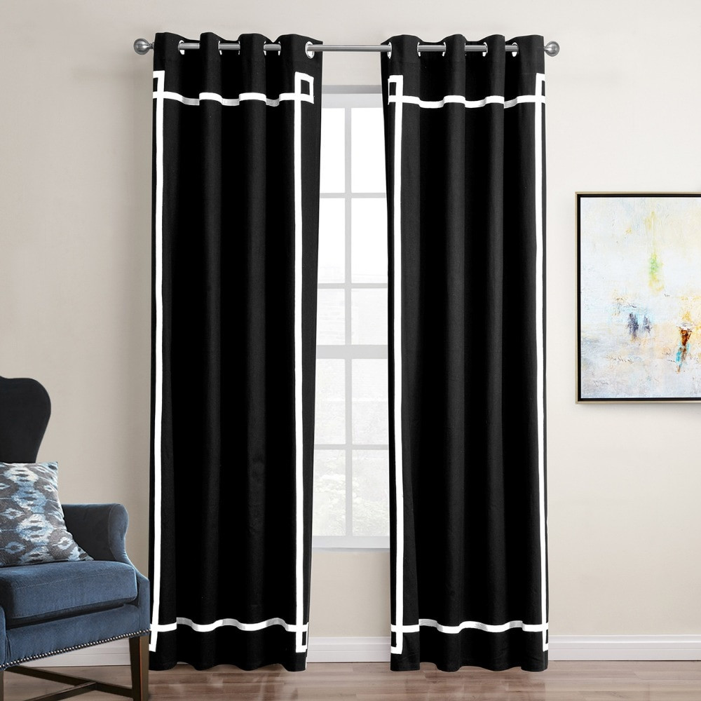 Black Living Room Curtains
 Aliexpress Buy BBJ Blackout Curtains for living room