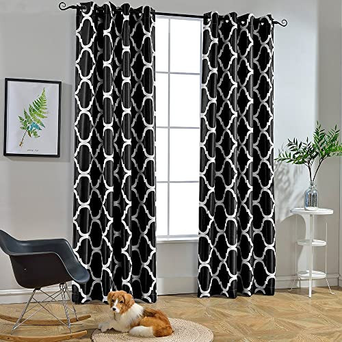 Black Living Room Curtains
 Black and White Curtains for Living Room Amazon
