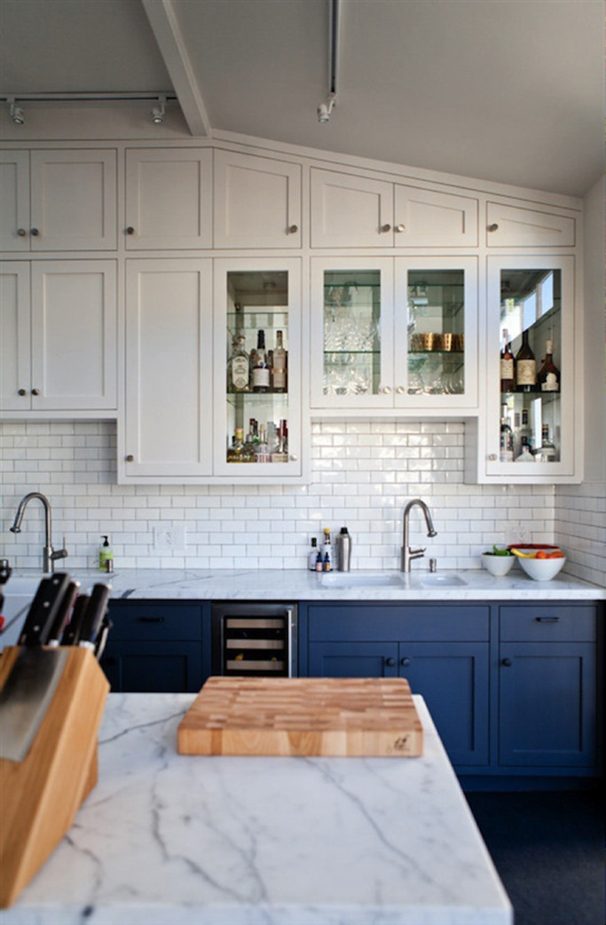Blue And White Kitchen Tiles
 Get the Look Blue and White Kitchens Tile Mountain