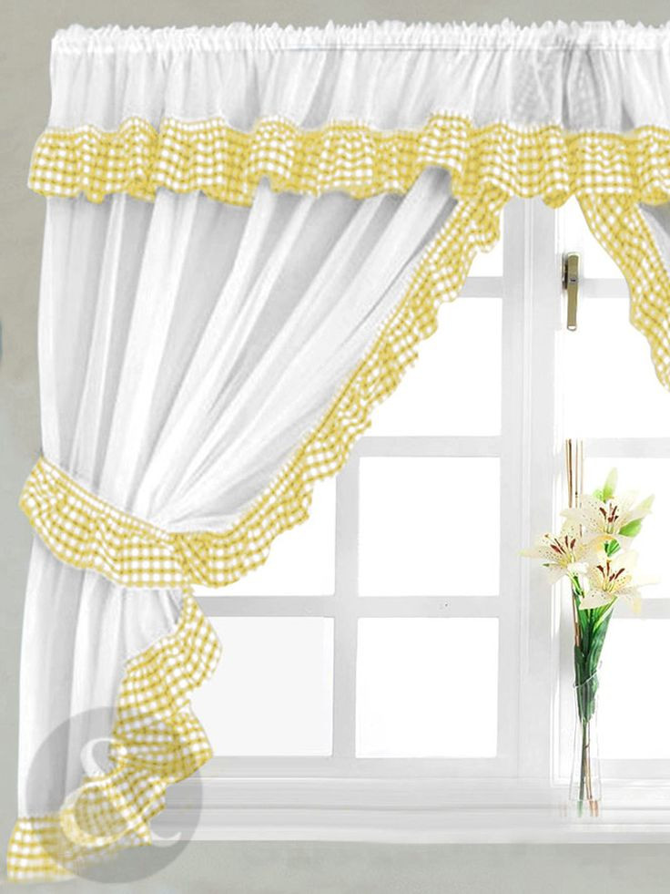 Blue And Yellow Kitchen Curtains
 Best 25 Yellow kitchen curtains ideas on Pinterest