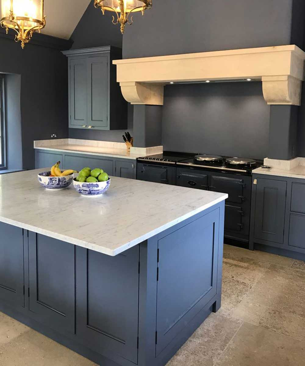 Blue Kitchen Floor New Case Study Stone Flooring Perfect for A Navy Blue Kitchen