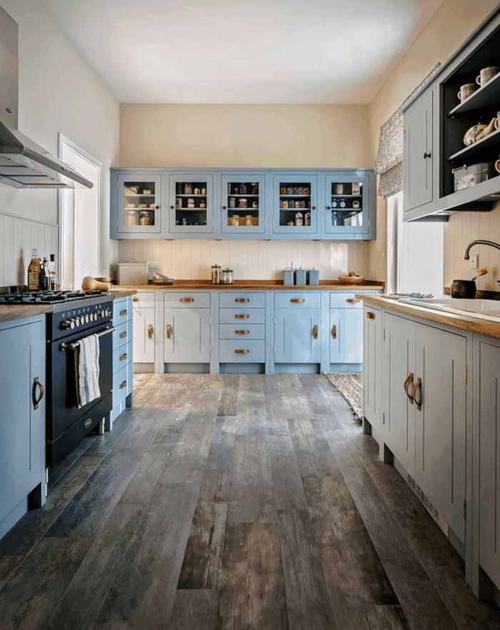 Blue Kitchen Floor
 design flooring kitchen floor tile design light blue