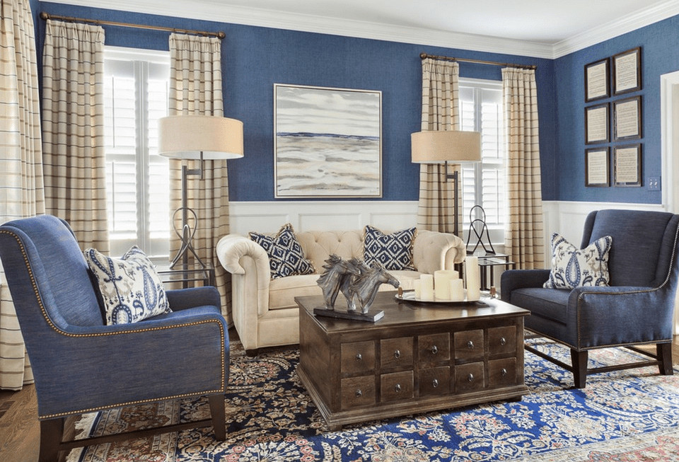 Blue Living Room Chairs
 Blue Living Room Ideas