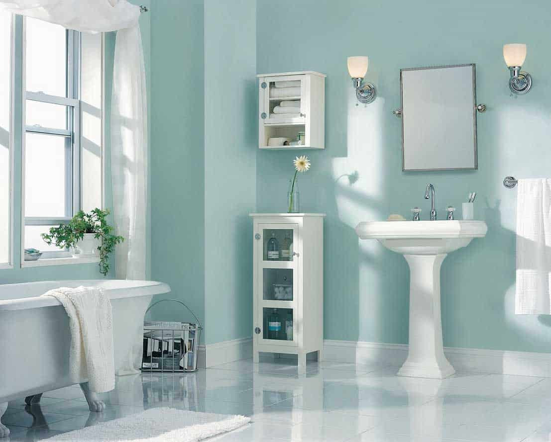 Blue Paint Colors For Bathrooms
 Bathroom Paint Colors That Always Look Fresh and Clean