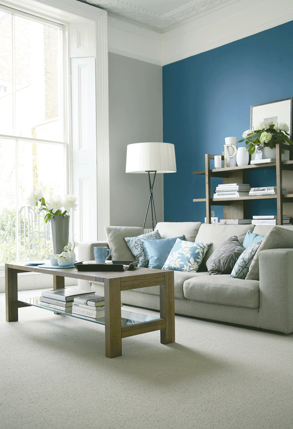 Blue Paint Living Room
 Living Room Paint Ideas for a Wel ing Home