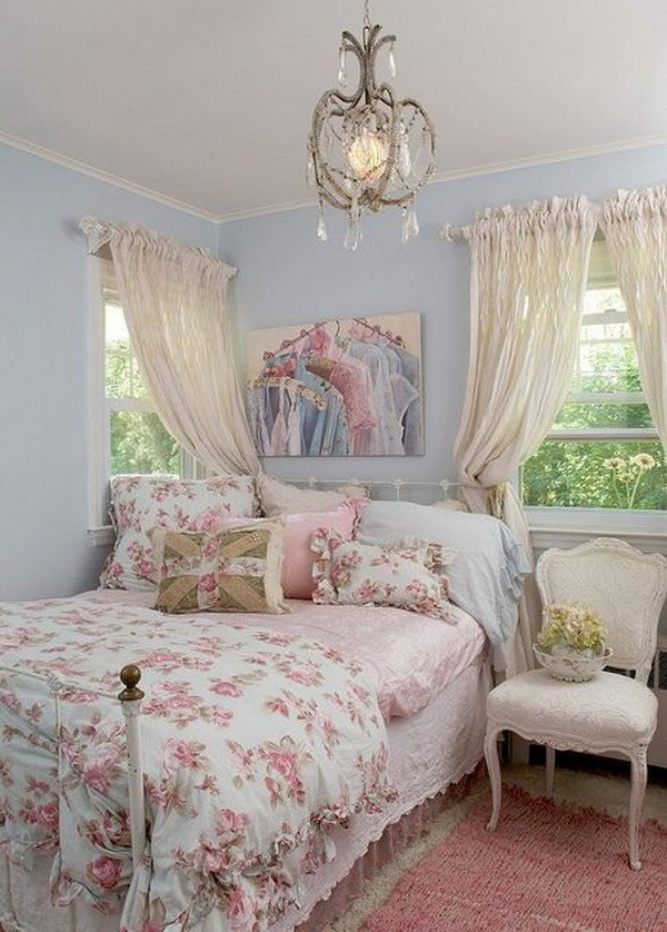 Blue Shabby Chic Bedroom
 33 Cute And Simple Shabby Chic Bedroom Decorating Ideas