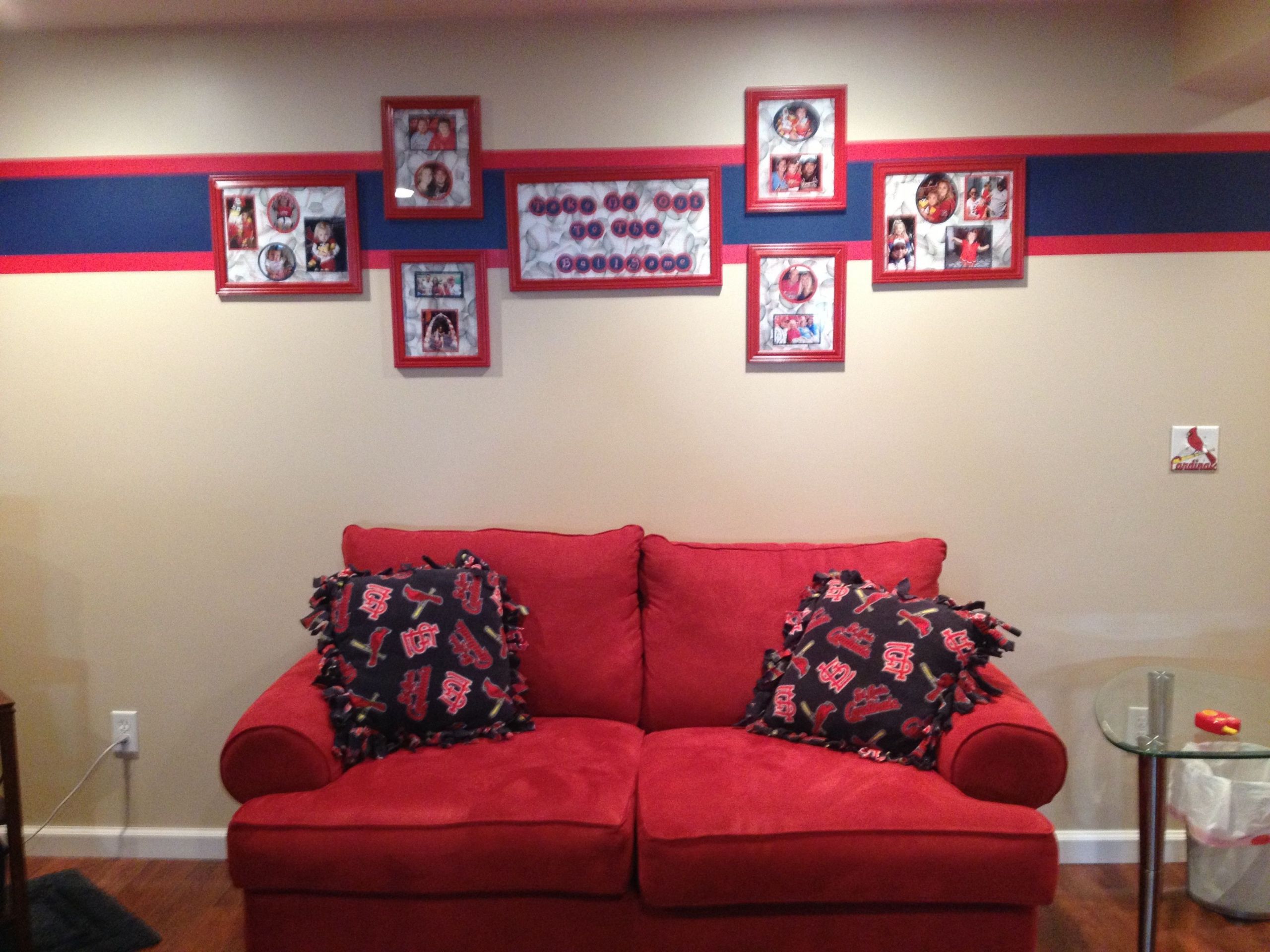 Borders For Walls Living Room
 Wall border made with red duct tape With images