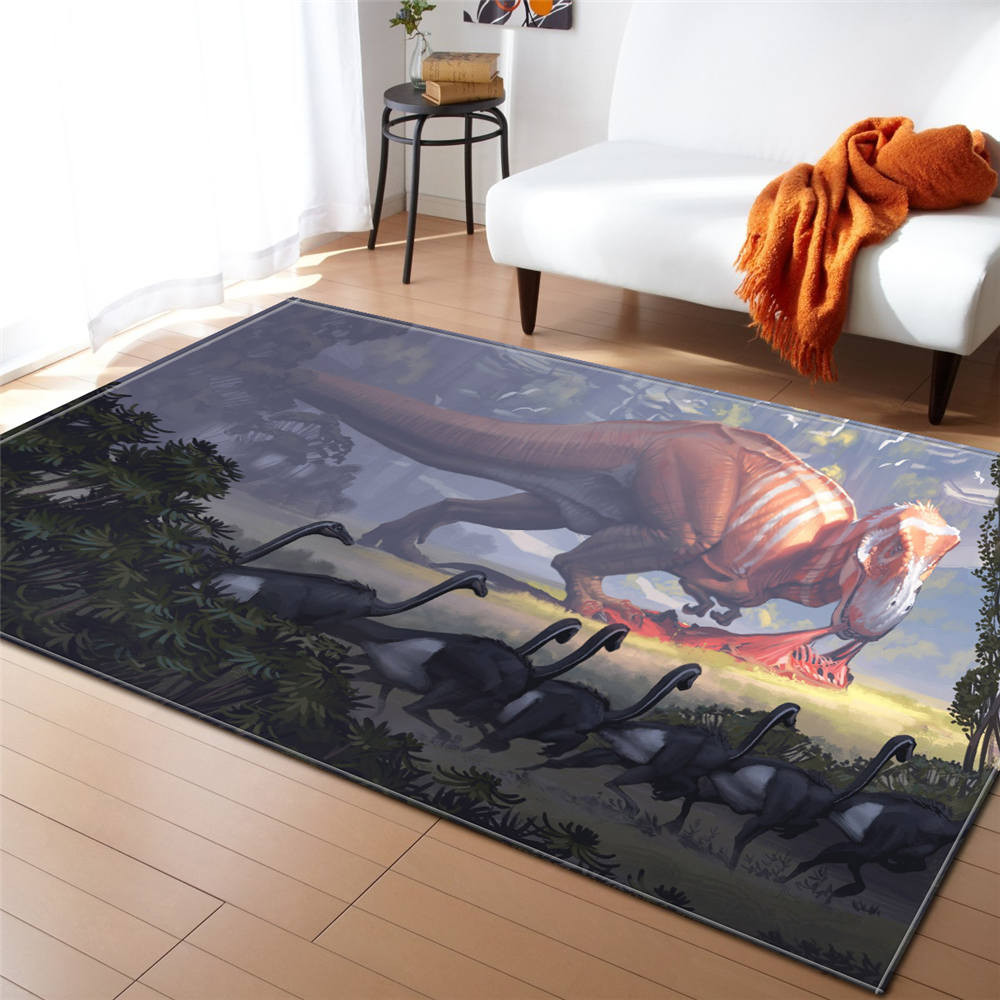 Boy Bedroom Rugs
 3D Jurassic Dinosaur Rug Living Room Carpet Boys Room