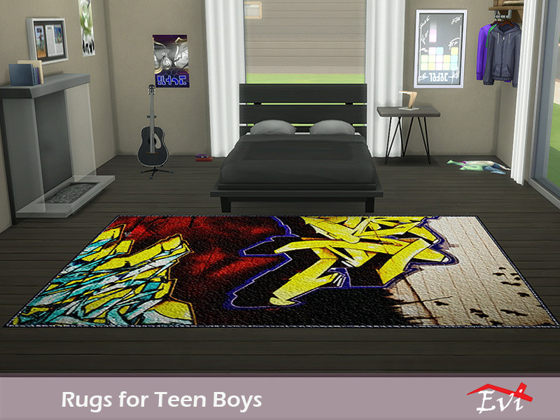 Boy Bedroom Rugs
 evi s Rugs for Teen Boys