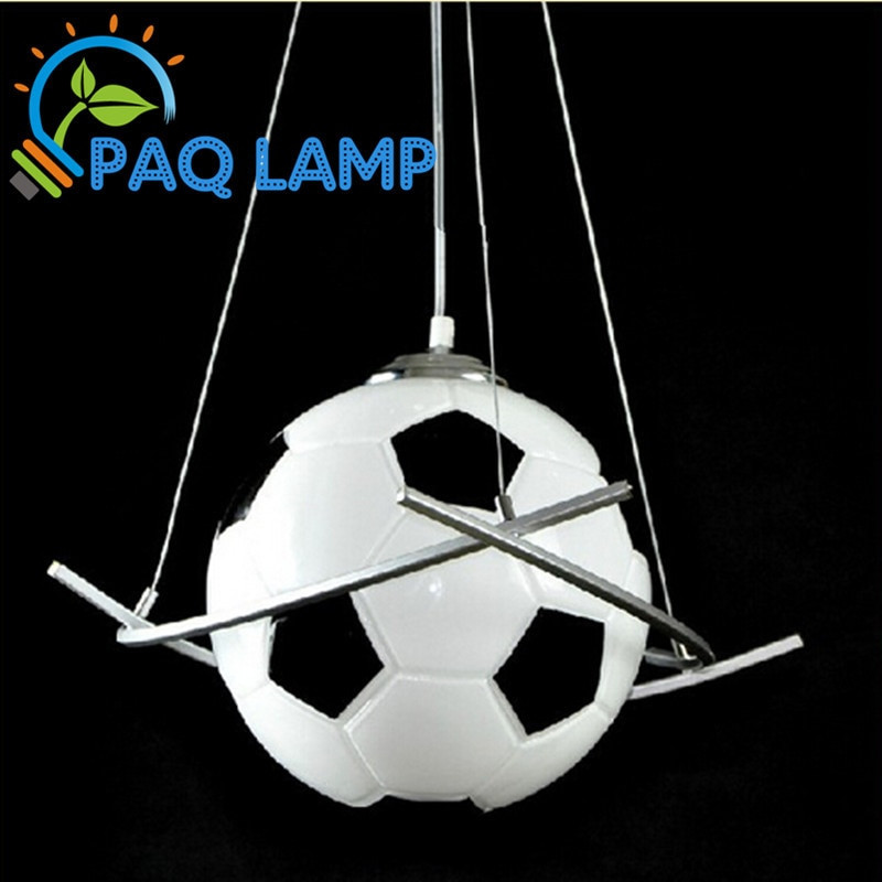 Boys Bedroom Lamp
 Football lamp chandelier light modern kids room lighting