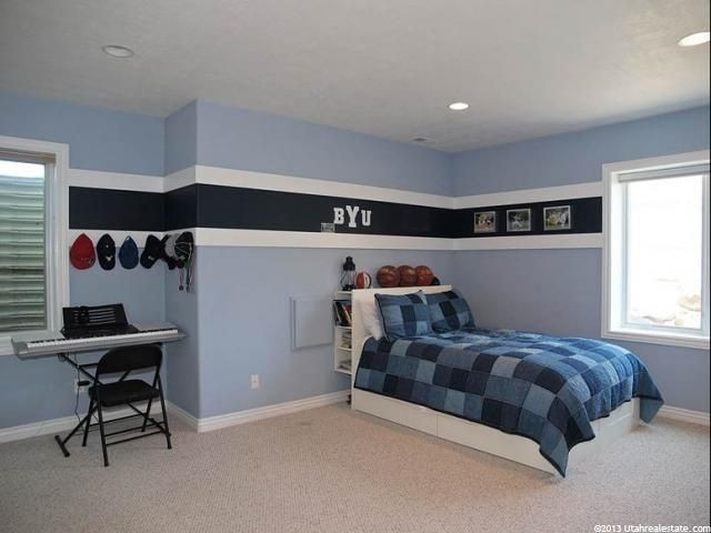 Boys Bedroom Painting Ideas
 Boys Room idea striped paint This would be perfect with