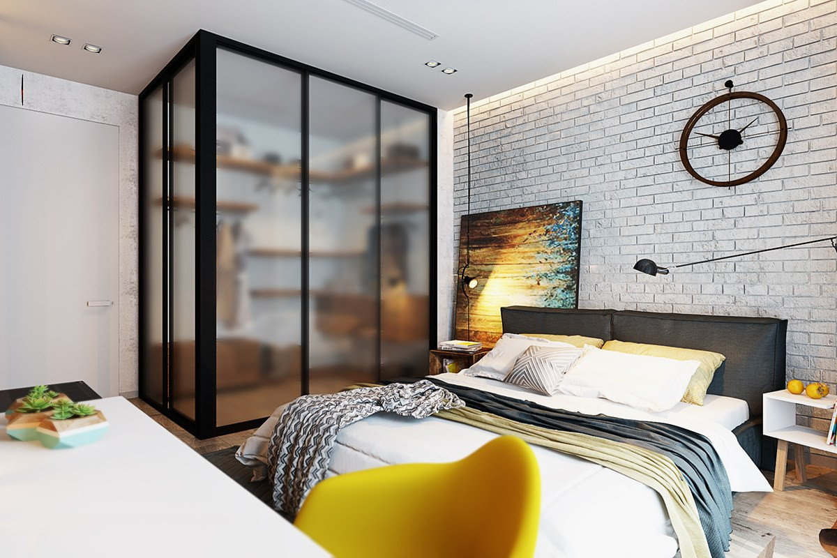 Brick Accent Wall Bedroom
 7 Bedrooms With Brilliant Accent Walls