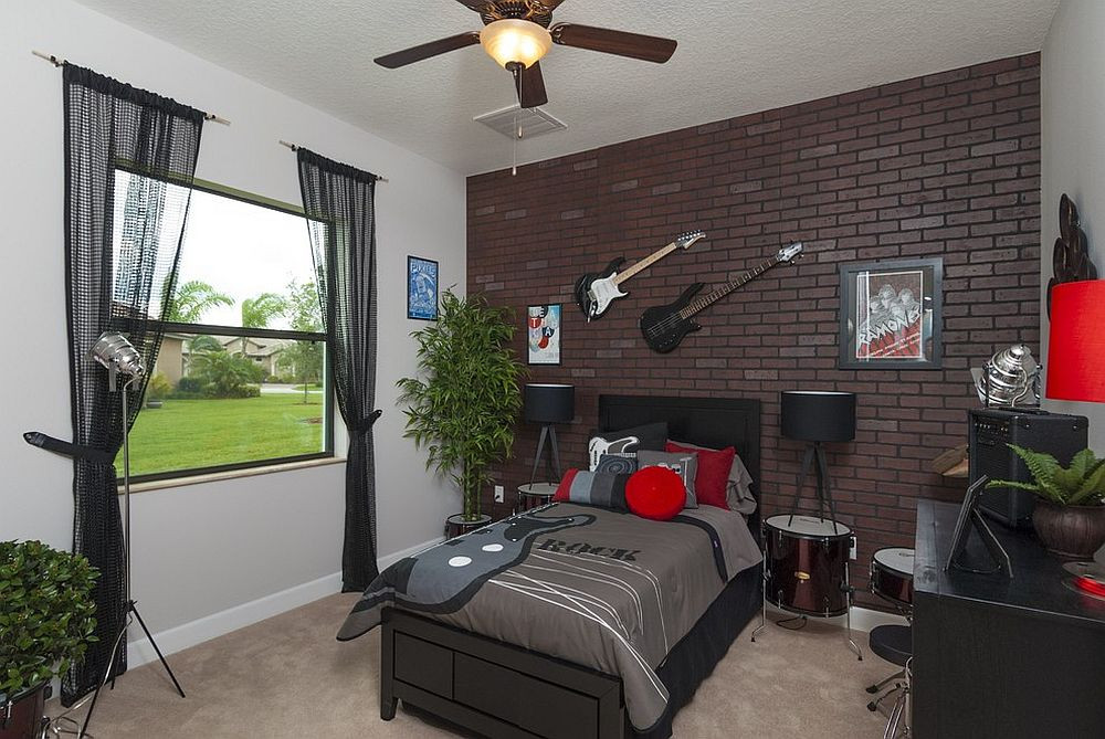 Brick Accent Wall Bedroom
 25 Vivacious Kids’ Rooms with Brick Walls Full of Personality