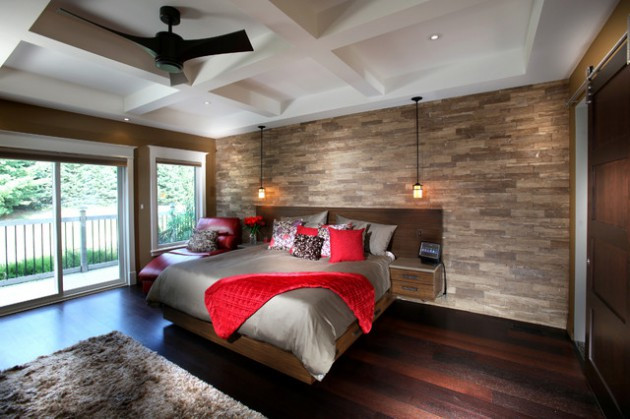 Brick Accent Wall Bedroom
 16 Accent Brick Wall Designs For Beautiful Look The Bedroom