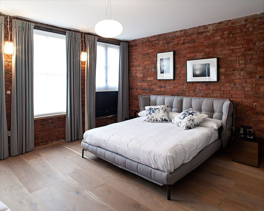 Brick Accent Wall Bedroom
 50 Delightful and Cozy Bedrooms with Brick Walls