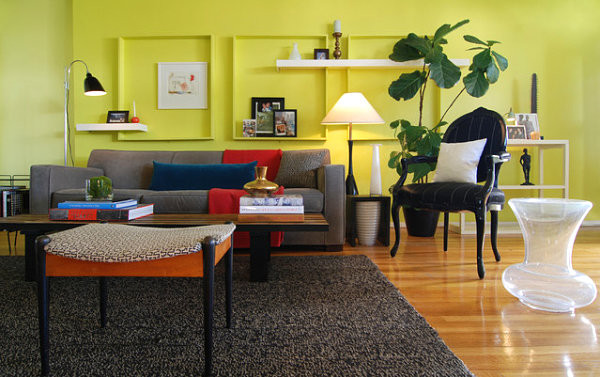 Bright Living Room Colors
 20 Spaces Featuring Radiant Color in Interior Design