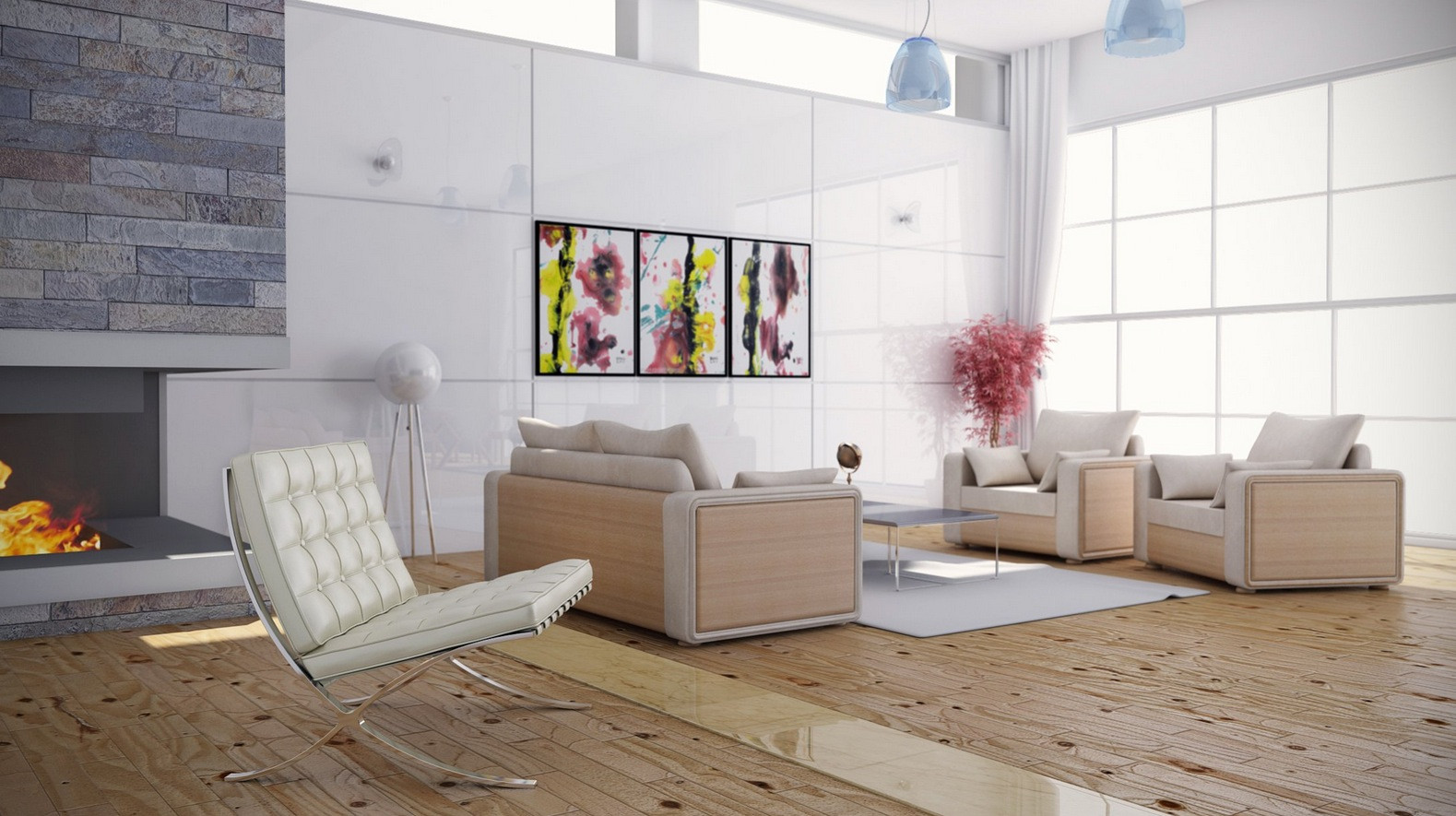 Bright Living Room Colors
 Fresh Interior Design Ideas for 2013