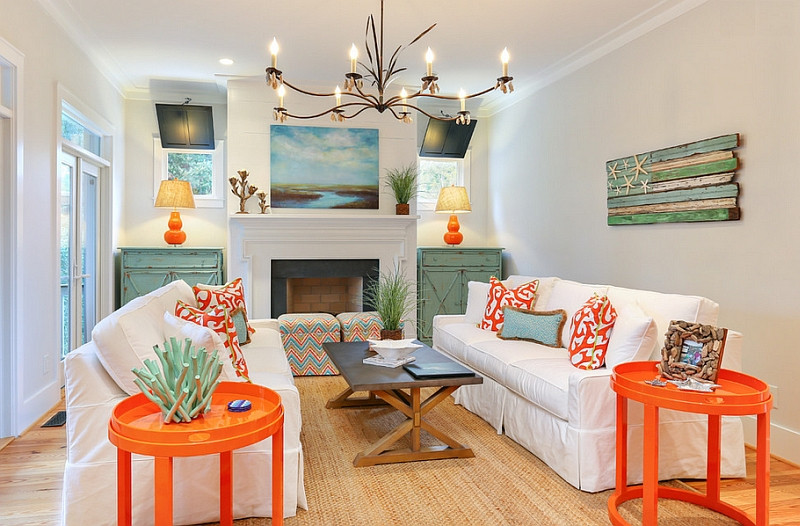 Bright Living Room Colors
 Hot Color Trends Coral Teal Eggplant and More