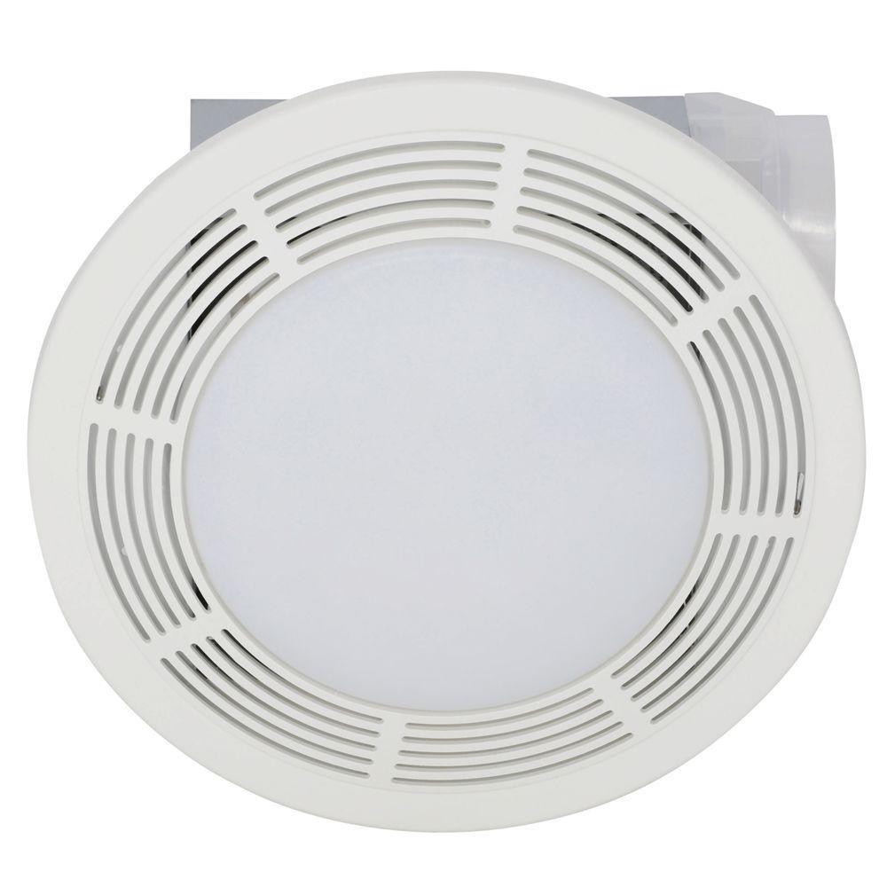 Broan Bathroom Fan Light
 Broan 100 CFM Ceiling Bathroom Exhaust Bath Fan with Light