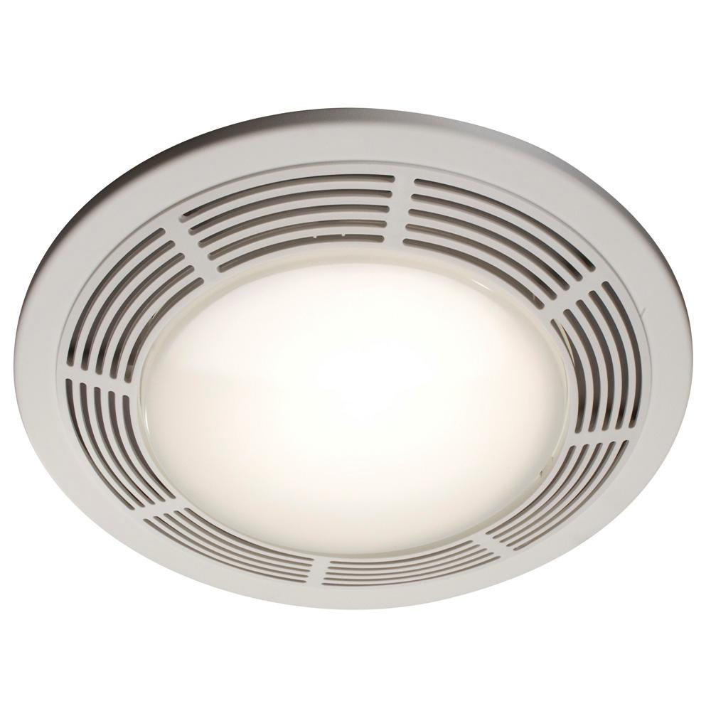 Broan Bathroom Fan Light
 Broan 100 CFM Ceiling Bathroom Exhaust Fan Night Light