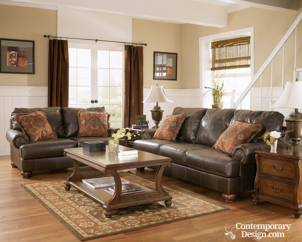 Brown Furniture Living Room Ideas
 Living room paint color ideas with brown furniture