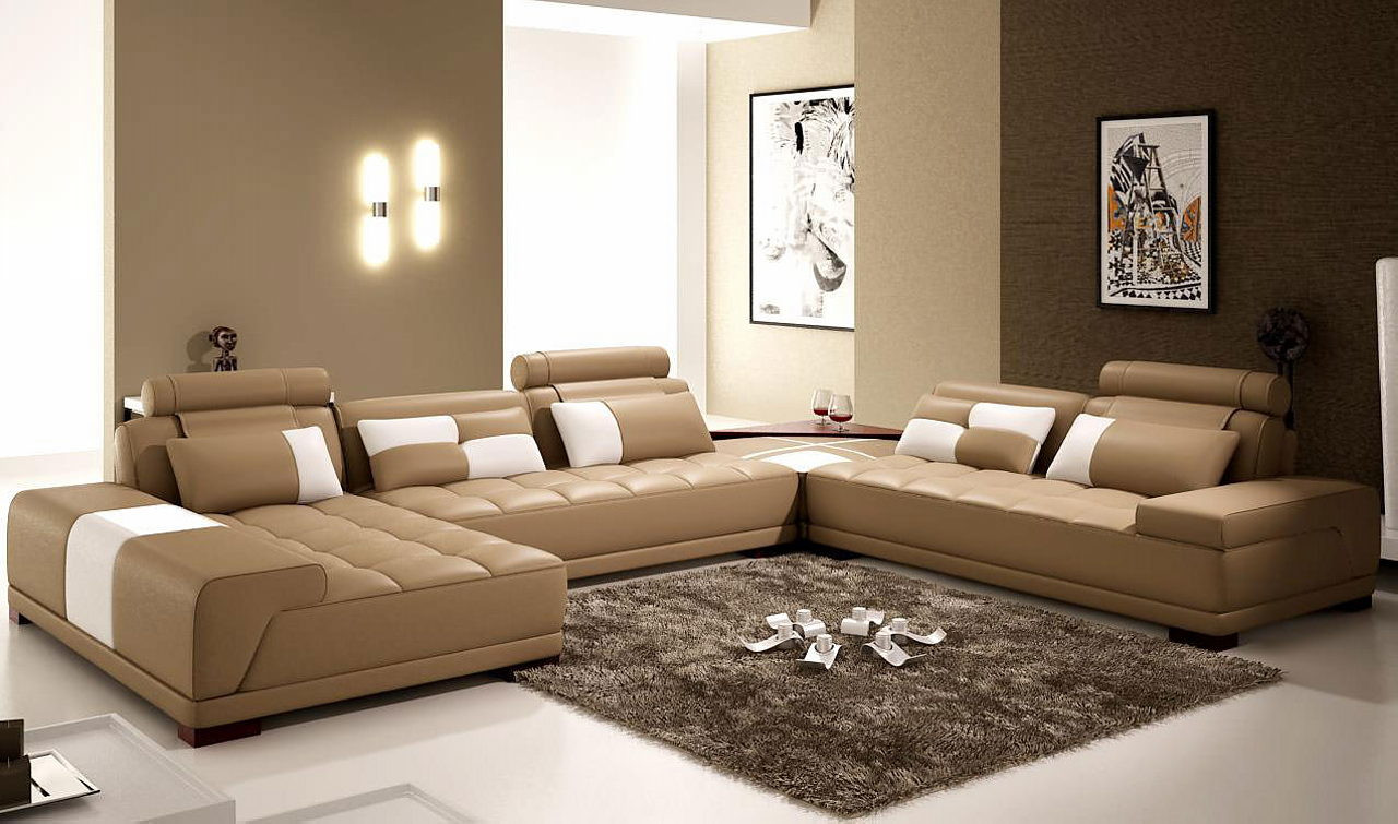 Brown Furniture Living Room Ideas
 The interior of a living room in brown color features