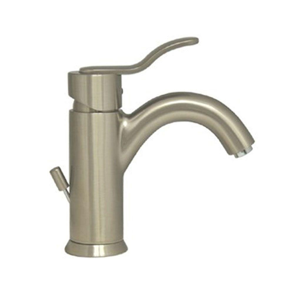 Brushed Nickel Bathroom Faucets
 Whitehaus Collection Single Hole 1 Handle Bathroom Faucet
