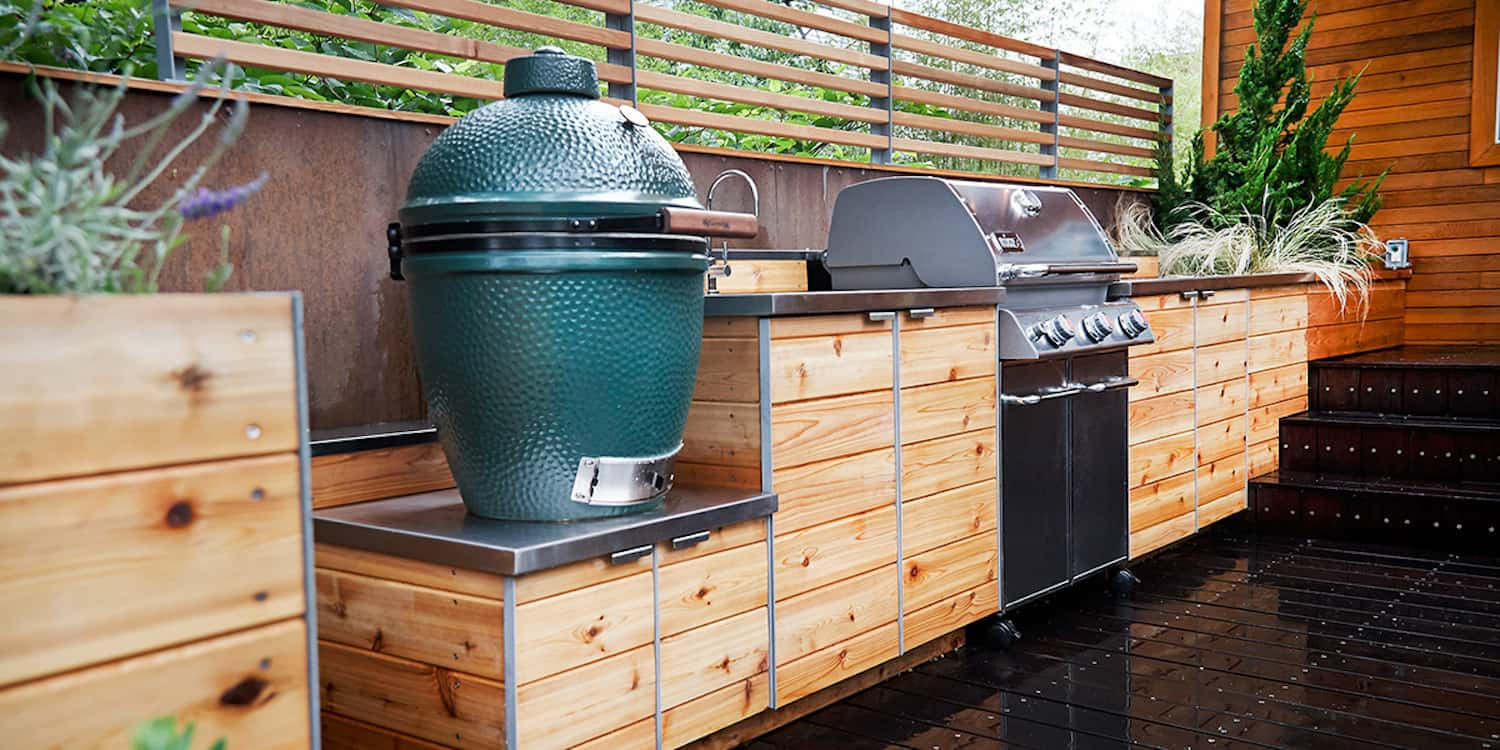 Build Outdoor Kitchen Cabinet
 15 Outdoor Kitchen Designs That You Can Help DIY