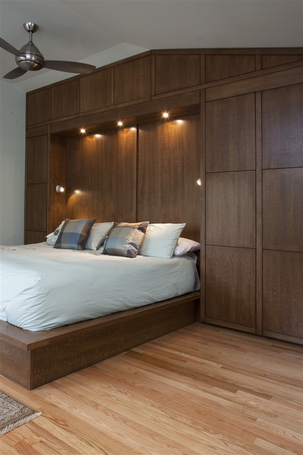 Built In Cabinet Designs Bedroom
 Bedwall with Built in cabinet surround & hidden door