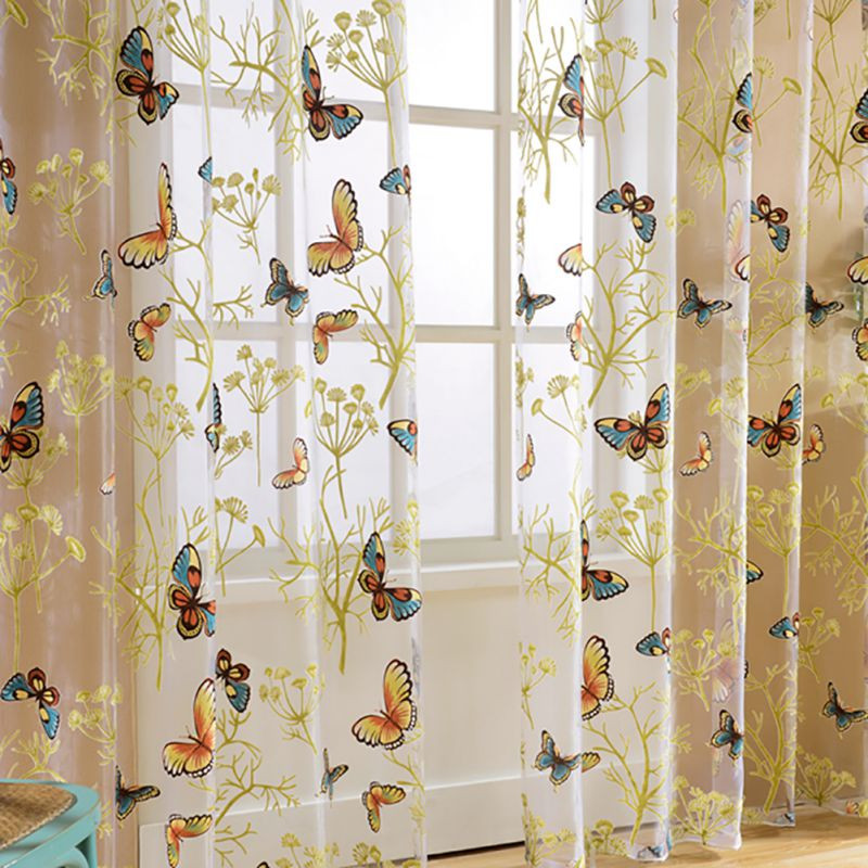Butterfly Kitchen Curtains
 Popular Butterfly Kitchen Curtains Buy Cheap Butterfly