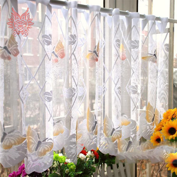 Butterfly Kitchen Curtains
 Crazy discount original Foreign trade butterfly sheer