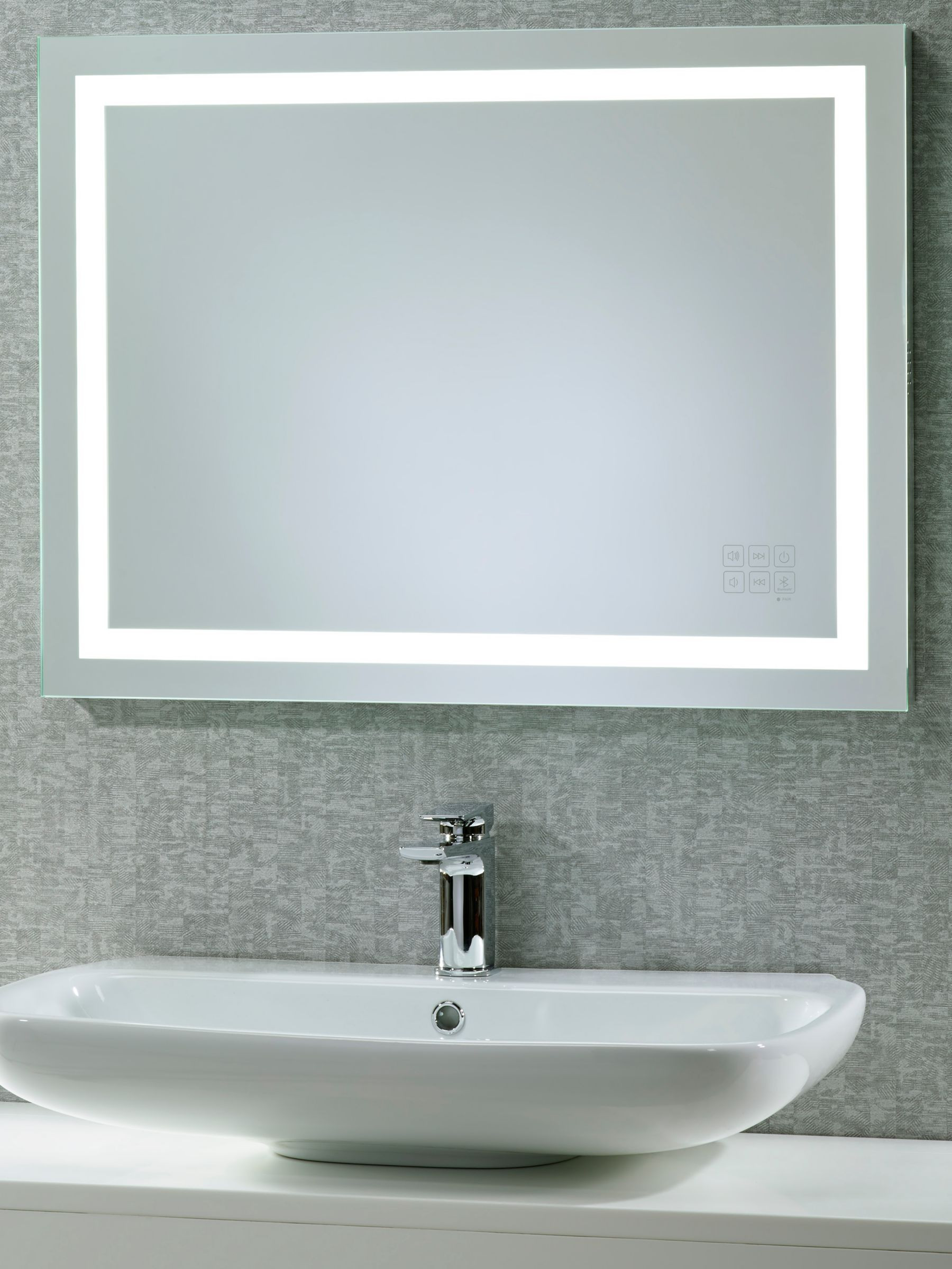 Buy Bathroom Mirror
 Roper Rhodes Beat Illuminated Led Bathroom Mirror
