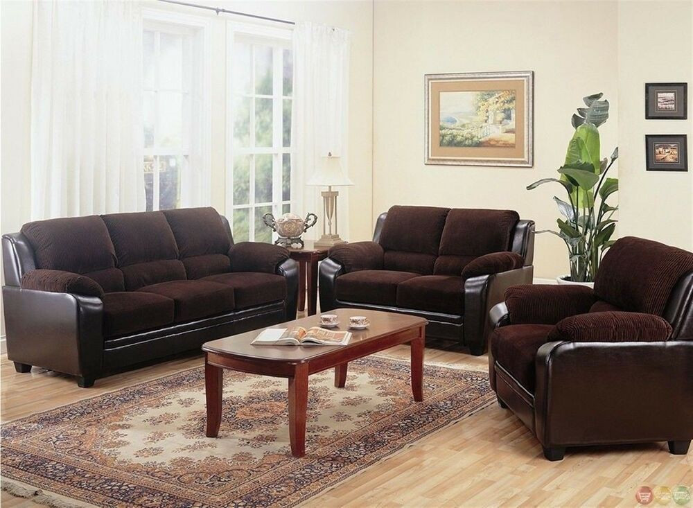 Casual Chairs For Living Room
 Monika Brown Corduroy Fabric Casual Living Room Furniture