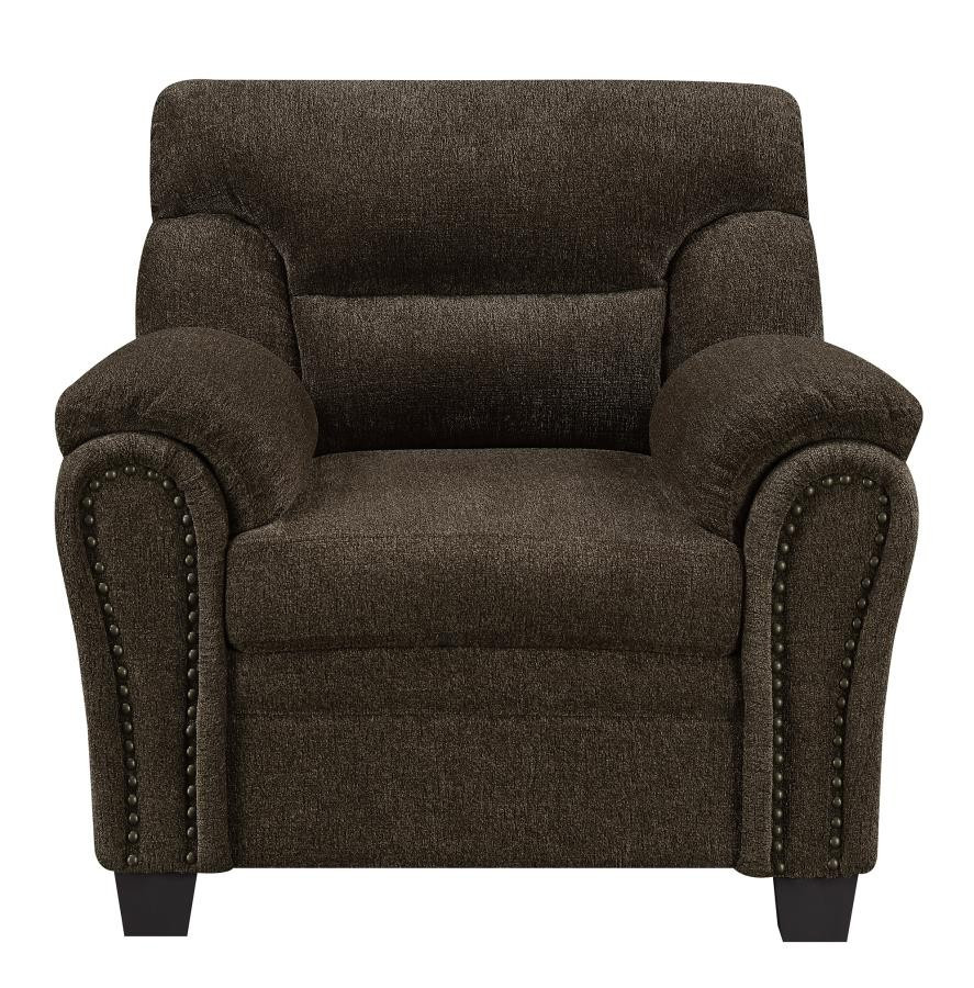 Casual Chairs For Living Room
 Clementine Casual Brown Chair