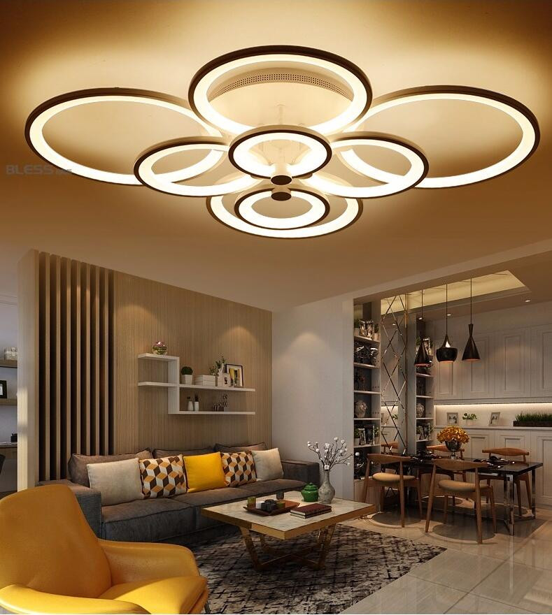Ceiling Spotlights For Living Room
 Remote control living room bedroom modern ceiling lights