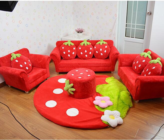 Chair For Kids Rooms
 Coral Velvet Children Sofa Chairs Cushion Furniture Set