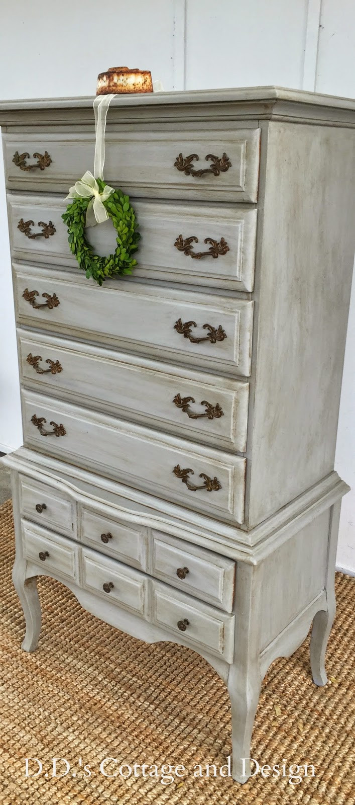 Chalk Paint Bedroom Furniture
 D D s Cottage and Design Grey French Provincial Chest on