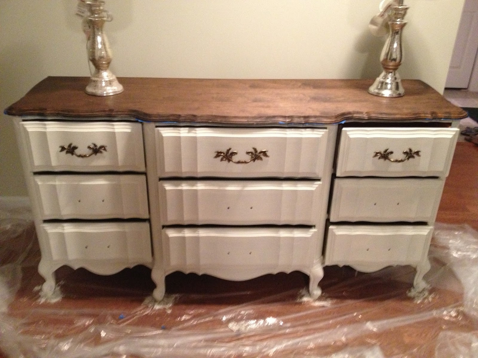 Chalk Painted Bedroom Furniture
 Chalk Paint Dresser Redo Part 1 Home Sweet Ruby