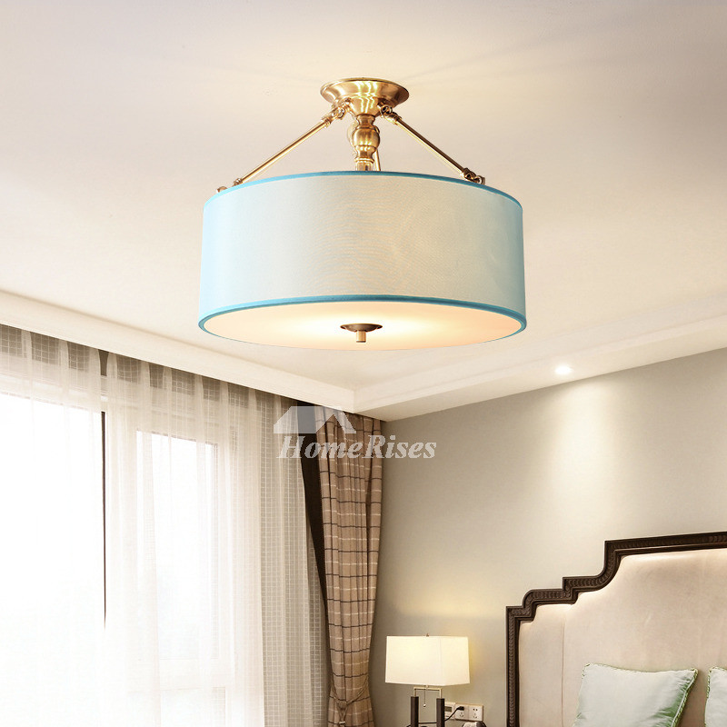 Chandelier Light For Bedroom
 Drum Chandelier 4 Light Brass Fabric Shade Bedroom Modern
